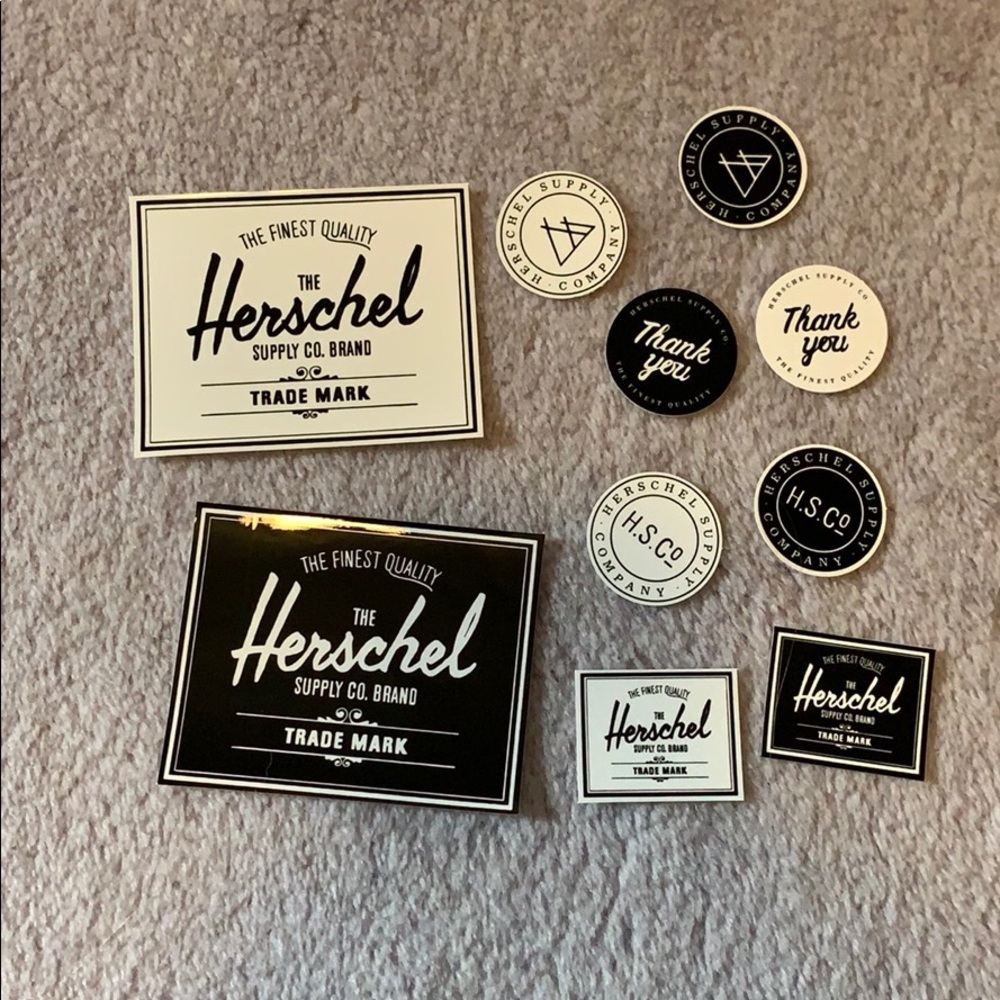 HERSCHEL sticker set (10)